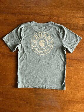 Carhartt heather green "Rugged Gear" T-shirt S 8-10